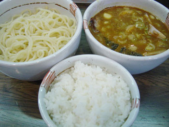 桜桃 カレー特製つけそば