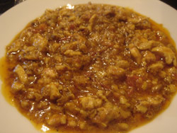 ビストロひつじや脳みそのカレー